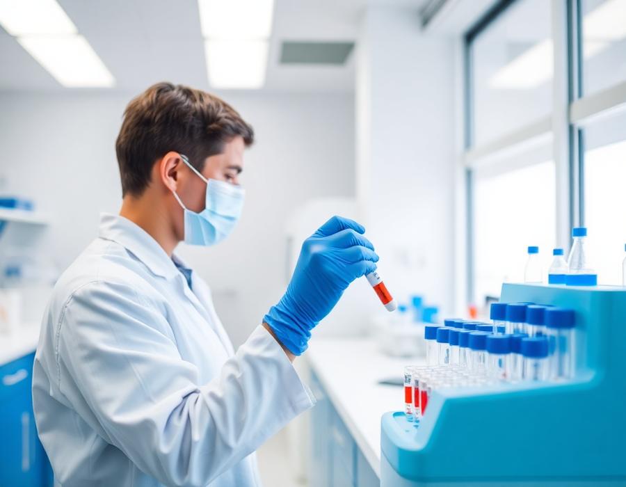 Laboratório de análises clínicas representando a unidade Labormed